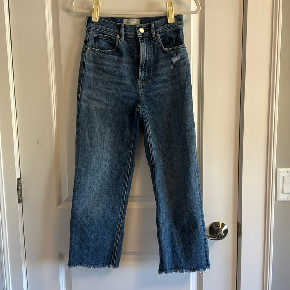 Everlane way high jeans, like new, organic cotton